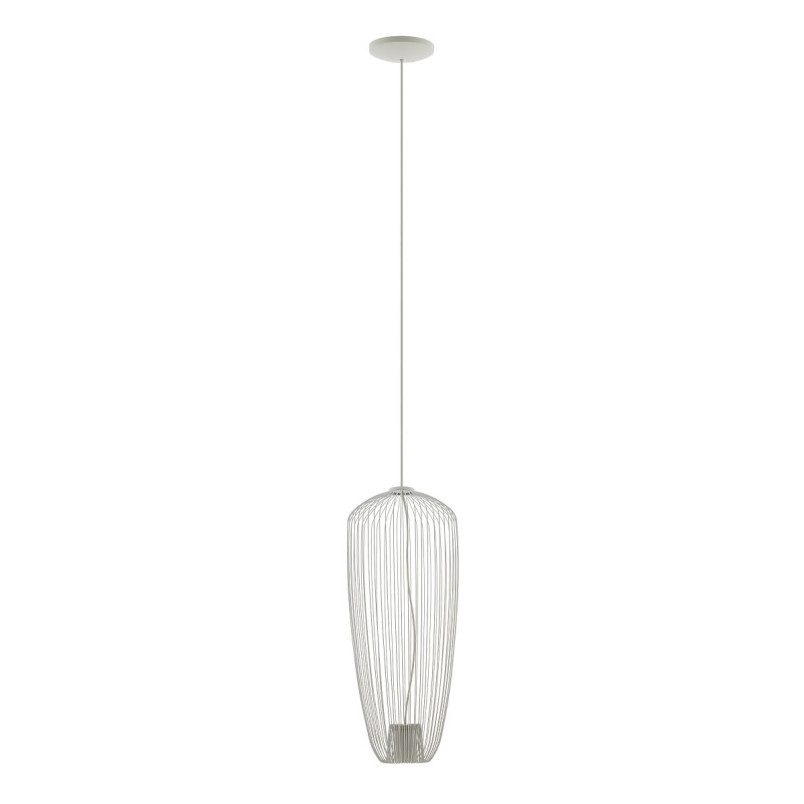 Lampa wisząca druciana Pumpkin 27cm jedwabisty szary Nowodvorski
