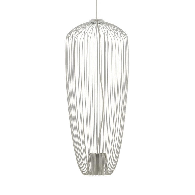Lampa wisząca druciana Pumpkin 27cm jedwabisty szary Nowodvorski