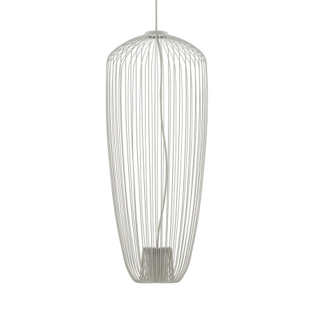 Lampa wisząca druciana Pumpkin 27cm jedwabisty szary Nowodvorski