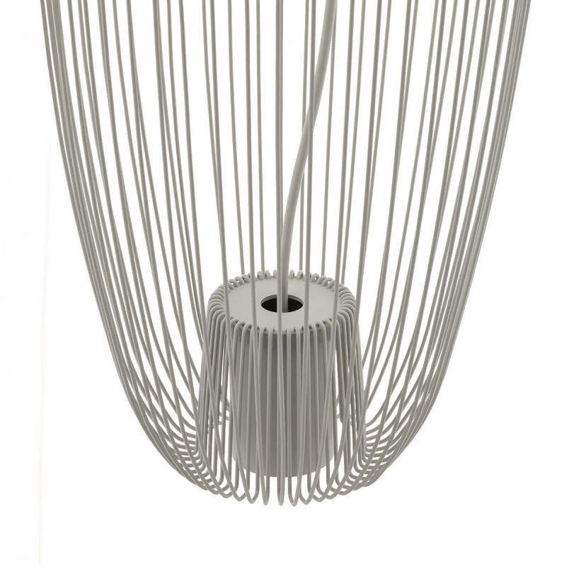 Lampa wisząca druciana Pumpkin 27cm jedwabisty szary Nowodvorski
