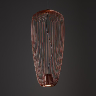 Lampa wisząca druciana Pumpkin 27cm terracotta Nowodvorski