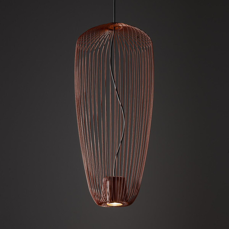 Lampa wisząca druciana Pumpkin 27cm terracotta Nowodvorski