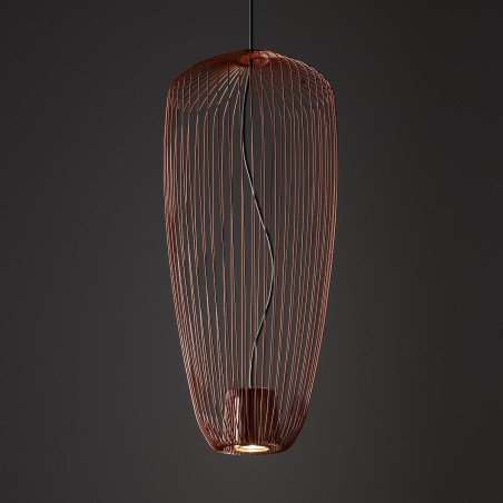Lampa wisząca druciana Pumpkin 27cm terracotta Nowodvorski