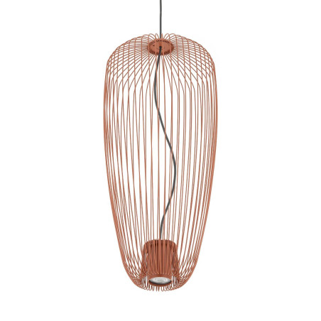 Lampa wisząca druciana Pumpkin 27cm terracotta Nowodvorski