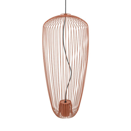 Lampa wisząca druciana Pumpkin 27cm terracotta Nowodvorski