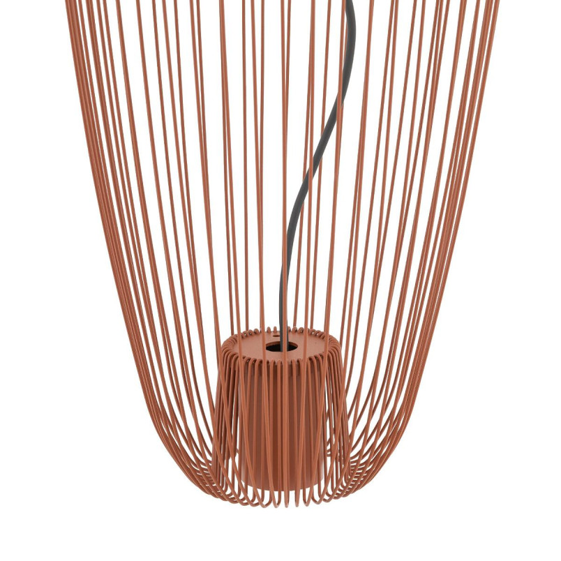 Lampa wisząca druciana Pumpkin 27cm terracotta Nowodvorski