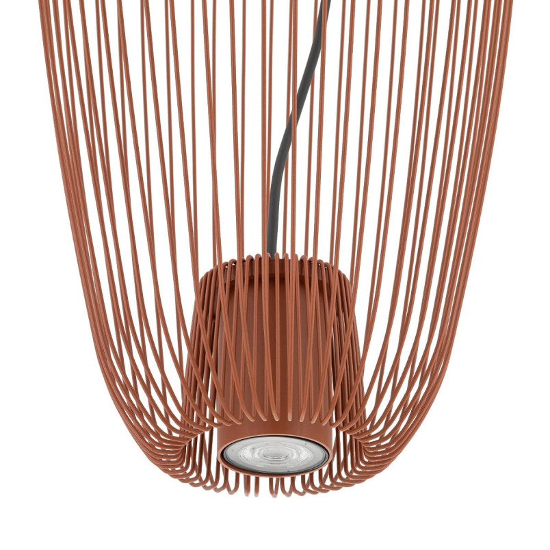 Lampa wisząca druciana Pumpkin 27cm terracotta Nowodvorski
