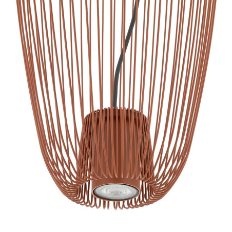 Lampa wisząca druciana Pumpkin 27cm terracotta Nowodvorski