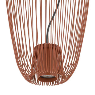 Lampa wisząca druciana Pumpkin 27cm terracotta Nowodvorski