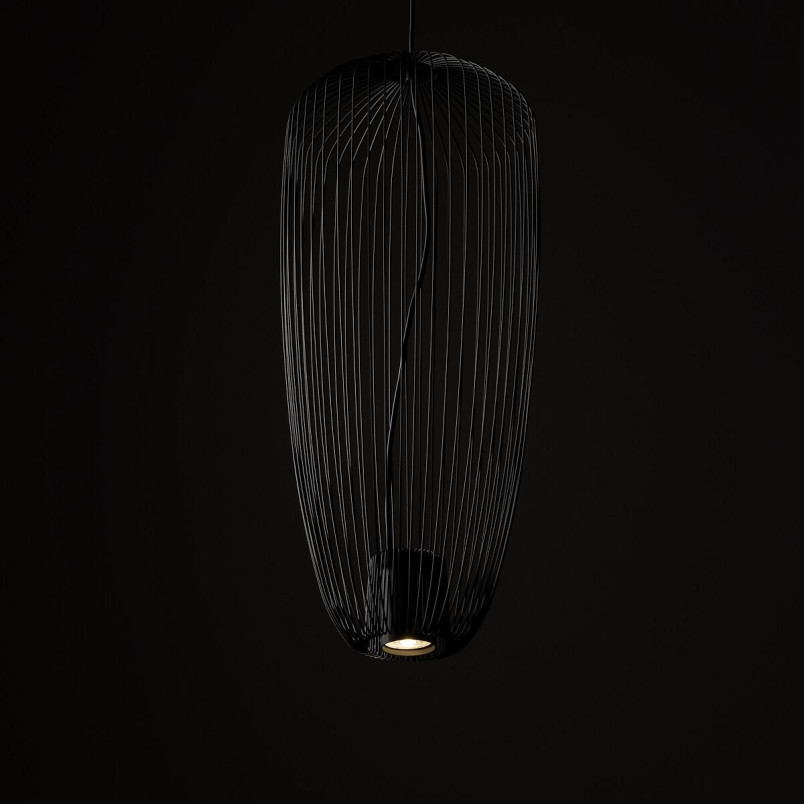 Lampa wisząca druciana Pumpkin 27cm grafitowa Nowodvorski