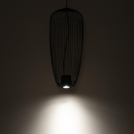 Lampa wisząca druciana Pumpkin 27cm grafitowa Nowodvorski