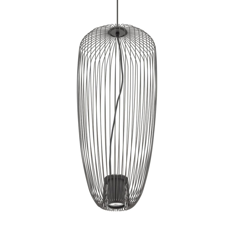 Lampa wisząca druciana Pumpkin 27cm grafitowa Nowodvorski
