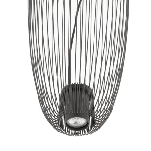 Lampa wisząca druciana Pumpkin 27cm grafitowa Nowodvorski