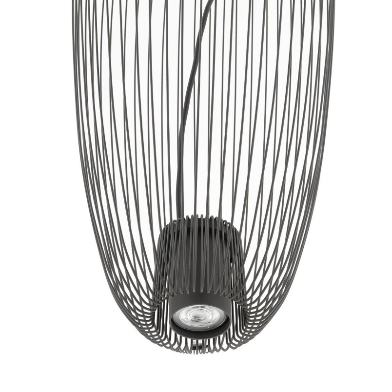 Lampa wisząca druciana Pumpkin 27cm grafitowa Nowodvorski