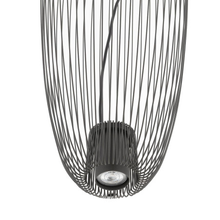 Lampa wisząca druciana Pumpkin 27cm grafitowa Nowodvorski