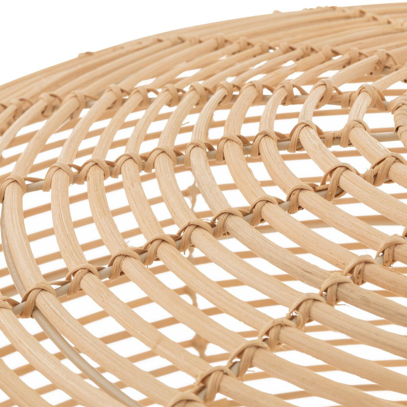 Lampa wisząca rattanowa z dużym kloszem Rattan 79cm Nowodvorski
