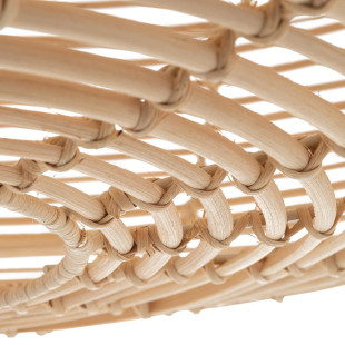 Lampa wisząca rattanowa z dużym kloszem Rattan 79cm Nowodvorski