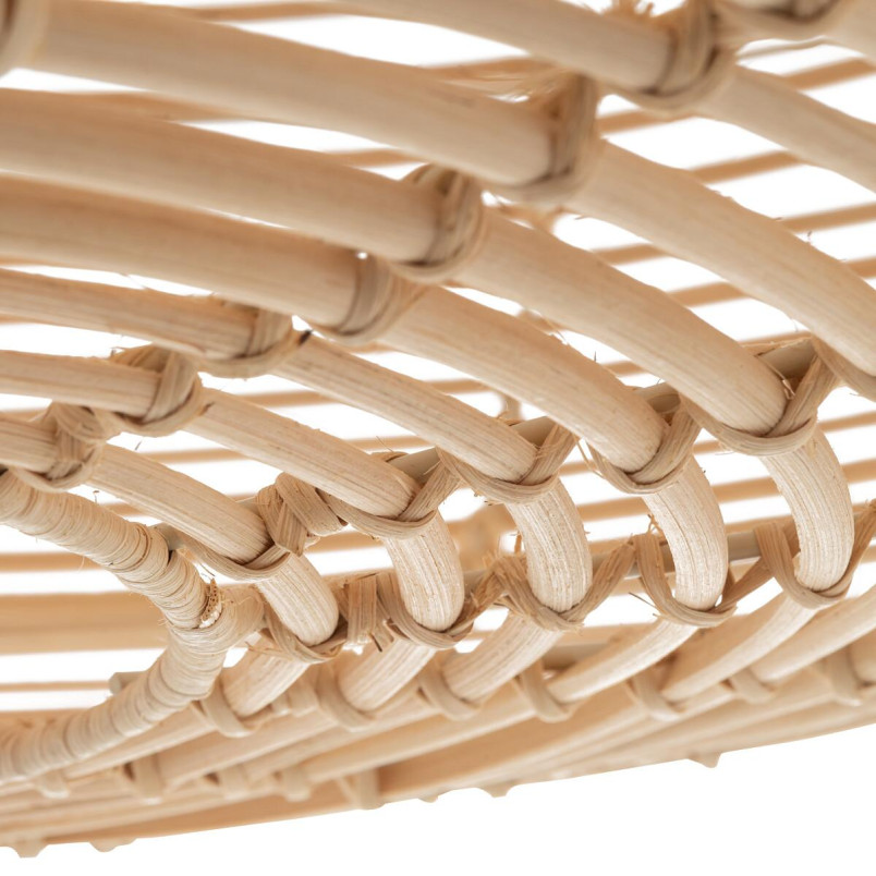 Lampa wisząca rattanowa z dużym kloszem Rattan 79cm Nowodvorski