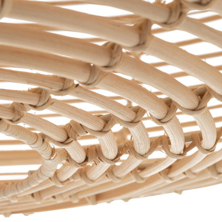 Lampa wisząca rattanowa z dużym kloszem Rattan 79cm Nowodvorski