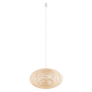 Lampa wisząca rattanowa z dużym kloszem Rattan 60cm Nowodvorski