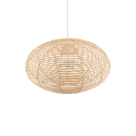 Lampa wisząca rattanowa z dużym kloszem Rattan 60cm Nowodvorski