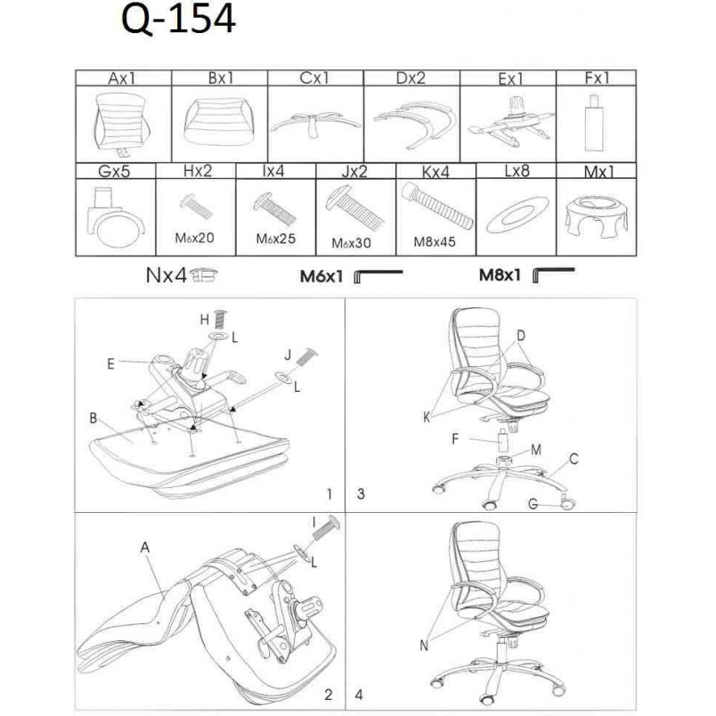 Fotel Gabinetowy Q-154 Czarny - Signal | Komfort i Ergonomia