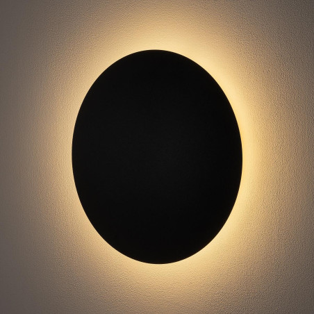 Kinkiet okrągły Ring LED 3000K 35cm czarny Nowodvorski