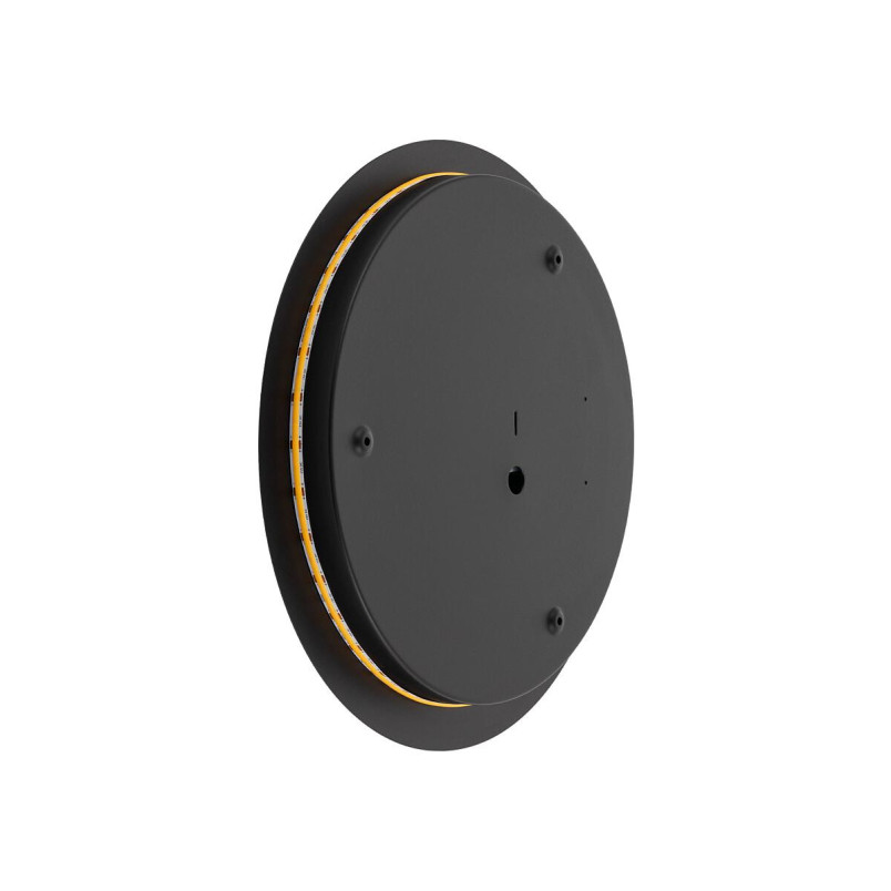 Kinkiet okrągły Ring LED 3000K 35cm czarny Nowodvorski