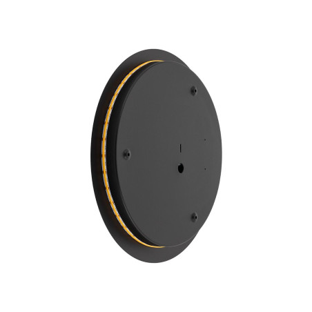 Kinkiet okrągły Ring LED 3000K 35cm czarny Nowodvorski
