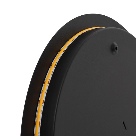Kinkiet okrągły Ring LED 3000K 35cm czarny Nowodvorski
