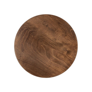 Kinkiet okrągły ze sklejki Ring Timber 35cm LED 3000K ciemne drewno Nowodvorski