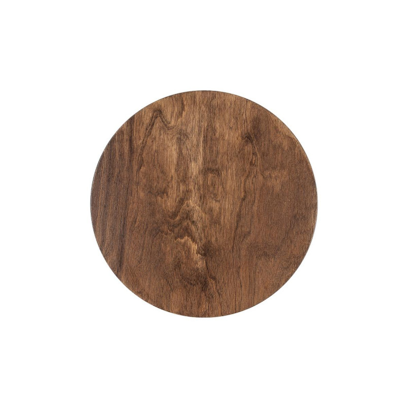 Kinkiet okrągły ze sklejki Ring Timber 25cm LED 3000K ciemne drewno Nowodvorski