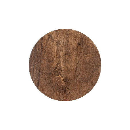 Kinkiet okrągły ze sklejki Ring Timber 25cm LED 3000K ciemne drewno Nowodvorski