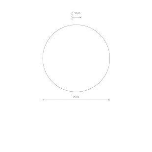 Kinkiet okrągły ze sklejki Ring Timber 25cm LED 3000K ciemne drewno Nowodvorski