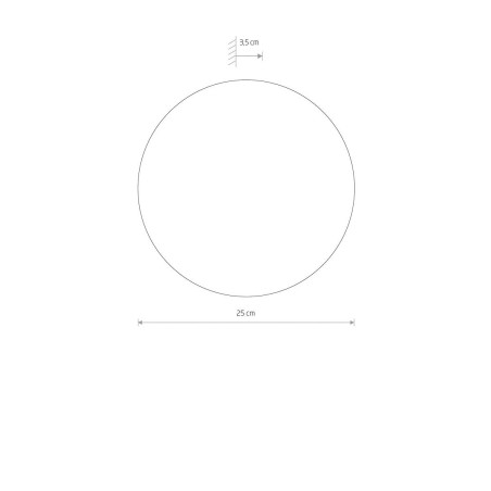 Kinkiet okrągły ze sklejki Ring Timber 25cm LED 3000K ciemne drewno Nowodvorski