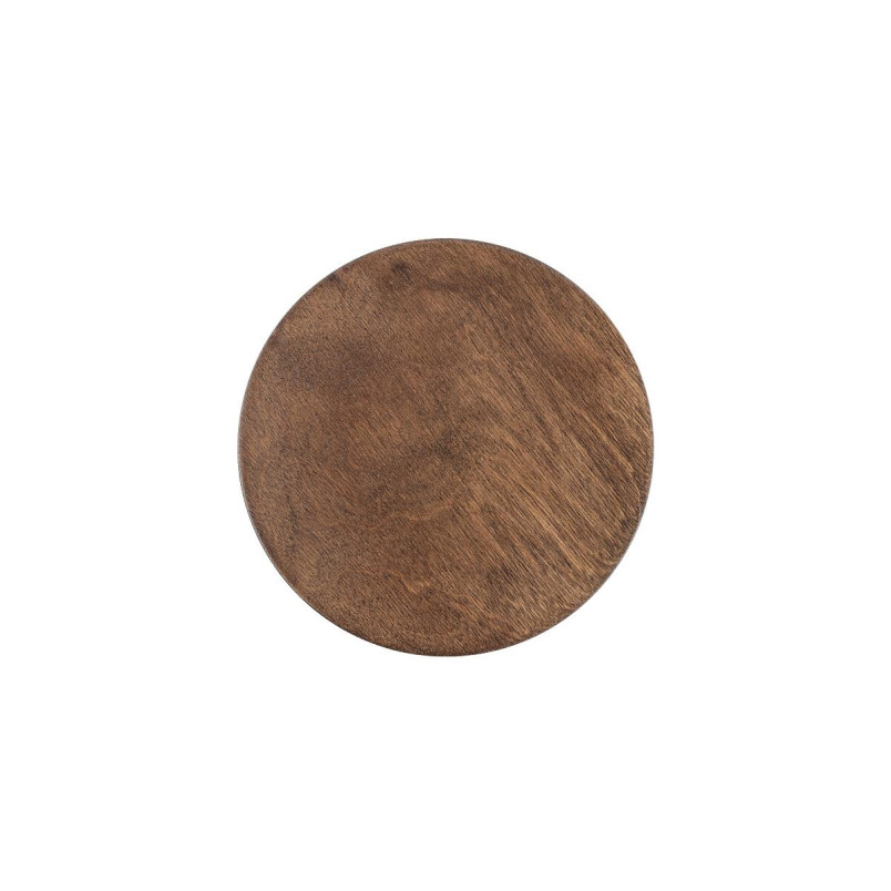 Kinkiet okrągły ze sklejki Ring Timber 15cm LED 3000K ciemne drewno Nowodvorski