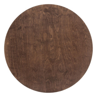 Kinkiet okrągły ze sklejki Ring Timber 75cm LED 3000K ciemne drewno Nowodvorski