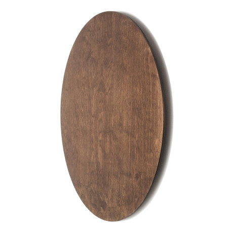 Kinkiet okrągły ze sklejki Ring Timber 75cm LED 3000K ciemne drewno Nowodvorski