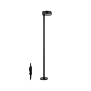 Słupek ogrodowy nowoczesny Ruby 100cm LED 3000K IP54 czarny Nowodvorski
