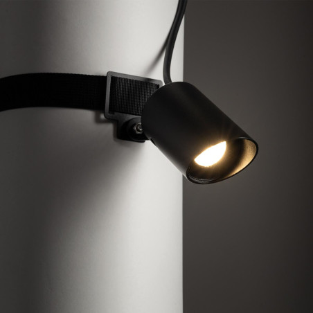 Lampa zewnętrzna przypinana Rumi LED 3000K IP54 czarna Nowodvorski
