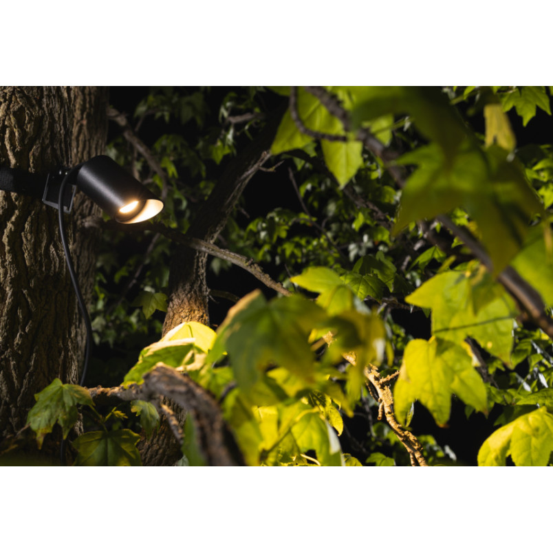 Lampa zewnętrzna przypinana Rumi LED 3000K IP54 czarna Nowodvorski