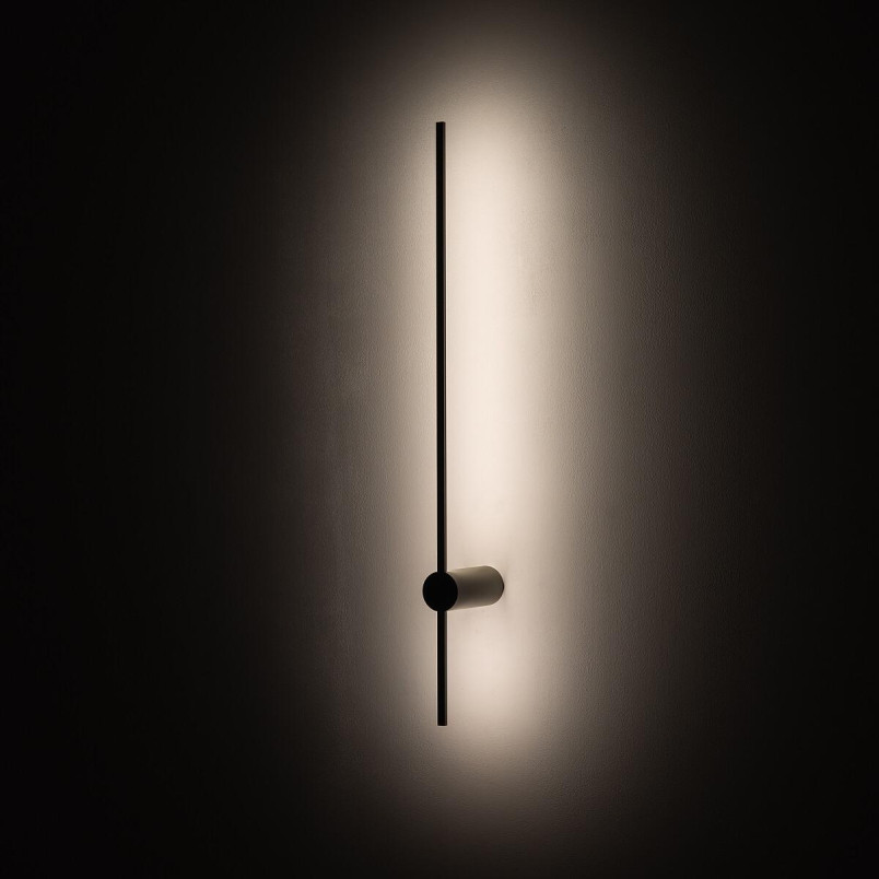 Kinkiet podłużny minimalistyczny Saber LED 80cm 4000K oliwkowy Nowodvorski