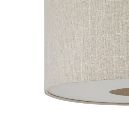 Lampa podłogowa klasyczna z abażurem Santana 163cm kremowy / szczotkowane złoto  Nowodvorski