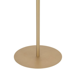 Lampa podłogowa klasyczna z abażurem Santana 163cm kremowy / szczotkowane złoto  Nowodvorski