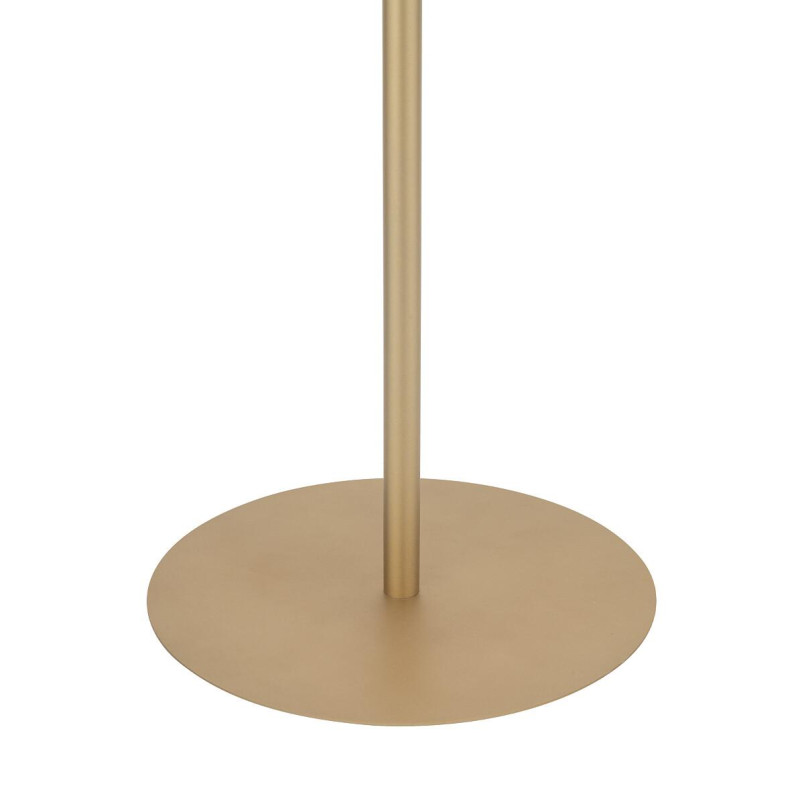 Lampa podłogowa klasyczna z abażurem Santana 163cm kremowy / szczotkowane złoto  Nowodvorski
