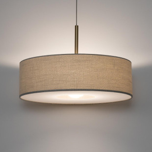 Lampa wisząca z abażurem Santana 65cm kremowa Nowodvorski