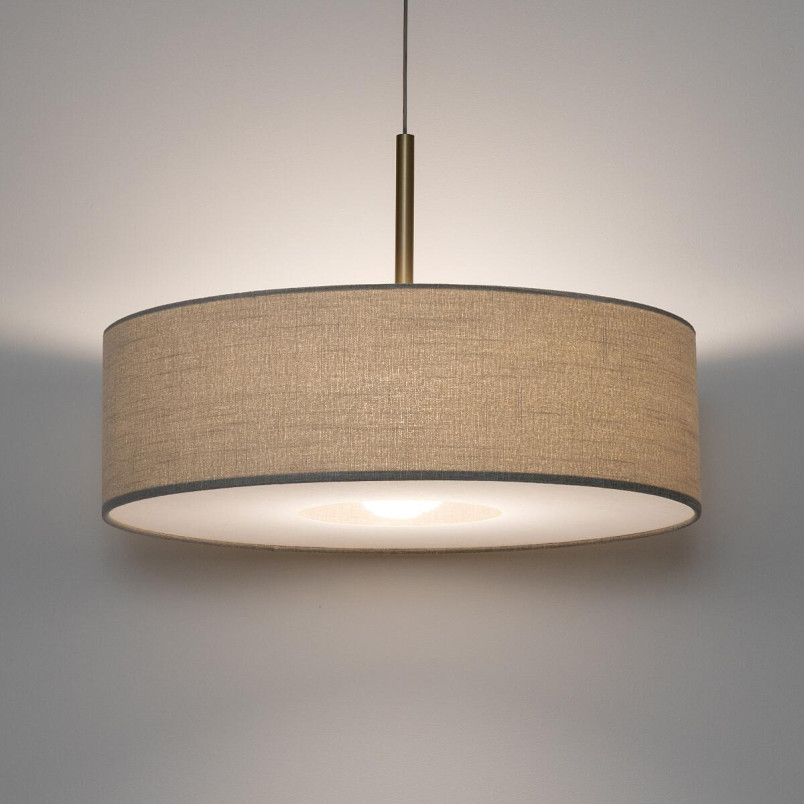 Lampa wisząca z abażurem Santana 65cm kremowa Nowodvorski
