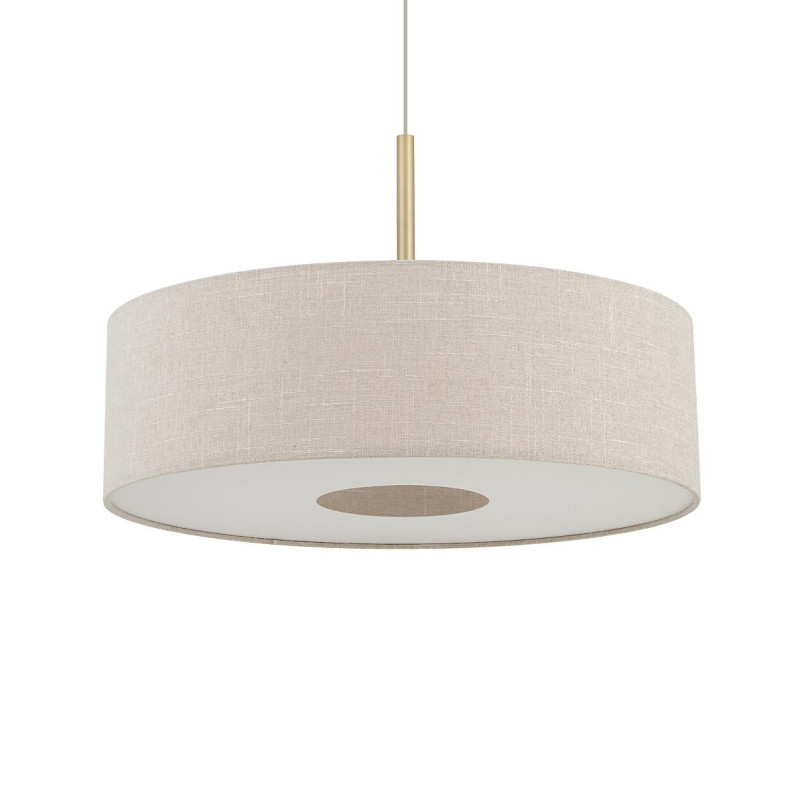Lampa wisząca z abażurem Santana 65cm kremowa Nowodvorski