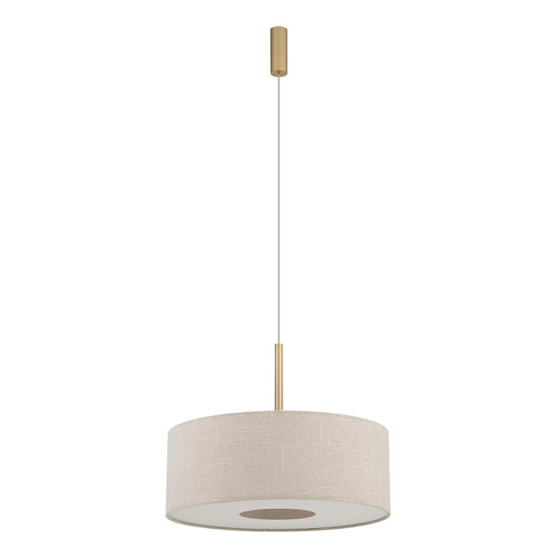 Lampa wisząca z abażurem Santana 50cm kremowa Nowodvorski