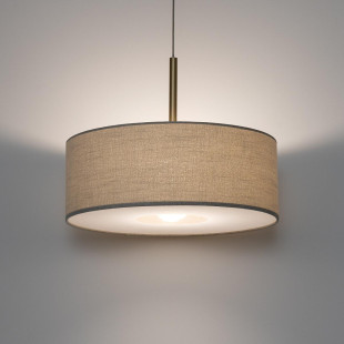 Lampa wisząca z abażurem Santana 50cm kremowa Nowodvorski